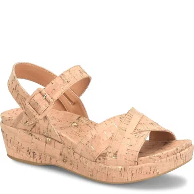 Kork-ease Women Myrna Sandal In Gold Cork In Multi