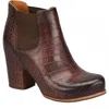 Kork-ease Women's Shirome Ankle Boot In Burgundy In White