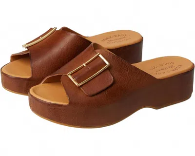Kork-ease Women's York Buckle Accent Slides In Brown Terra In Animal Print