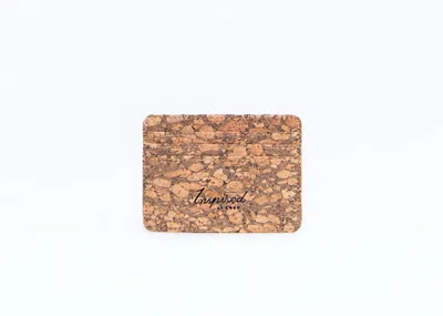 Kork Goods Women's Cork Credit Card Holder In Marbled In Multi