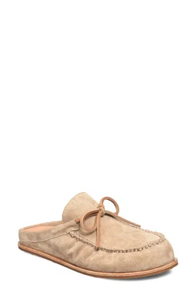 Kork-ease ® Alize Leather Flat Mule In Taupe Suede