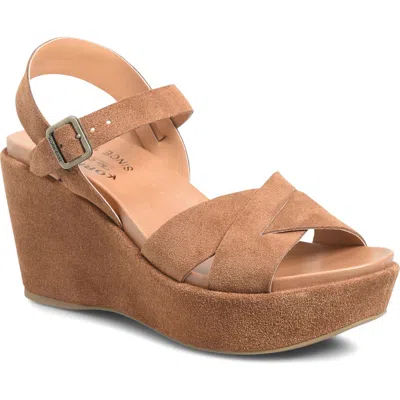 Kork-ease ® Ava 2.0 Platform Wedge Sandal In Brown