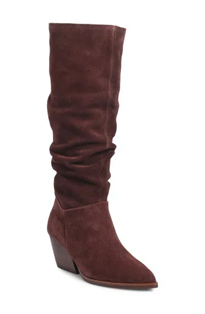 Kork-ease ® Darlene Knee High Boot In Burgundy Suede