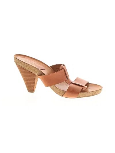 Pre-owned Kork-ease Heels In Tan