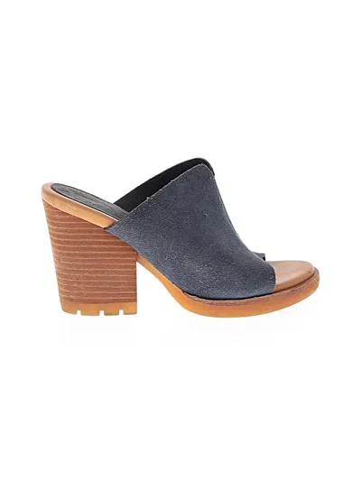 Pre-owned Kork-ease Mule/clog In Blue