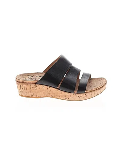 Pre-owned Kork-ease Wedges In Black