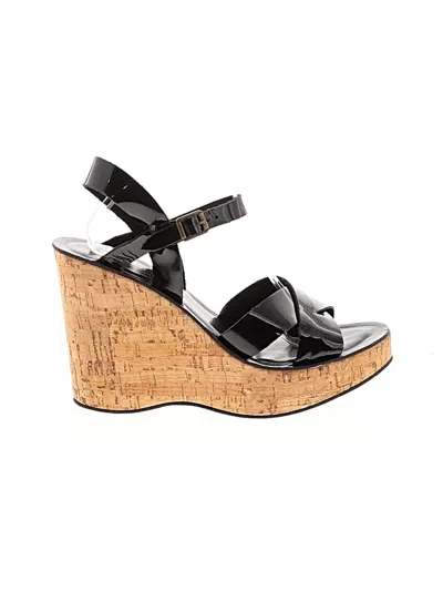 Pre-owned Kork-ease Wedges In Black