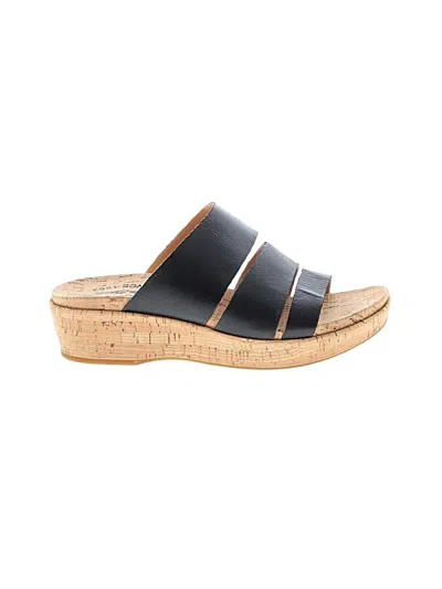 Pre-owned Kork-ease Wedges In Black