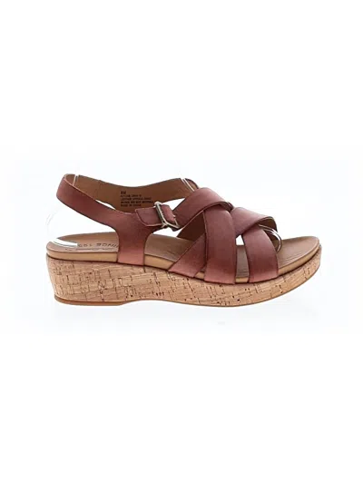Pre-owned Kork-ease Wedges In Brown