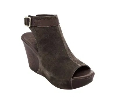 Kork-ease Women's Berit Wedge Sandals In Dark Brown