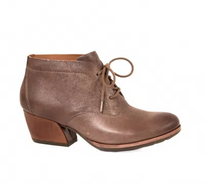 Kork-ease Women's Helene Leather Ankle Boots In Grey In Brown