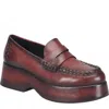 Kork-ease Women's Pixie Loafers In Dark Red Brick In Multi