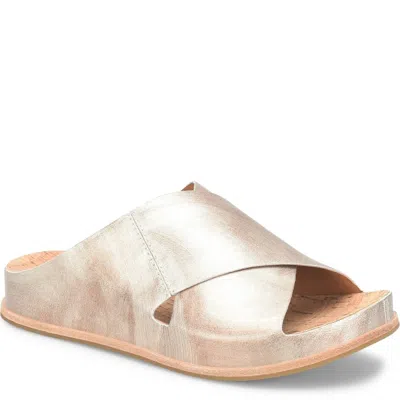 Kork-ease Women's Tutsi Cross-band Sandals In Light Gold In Neutral