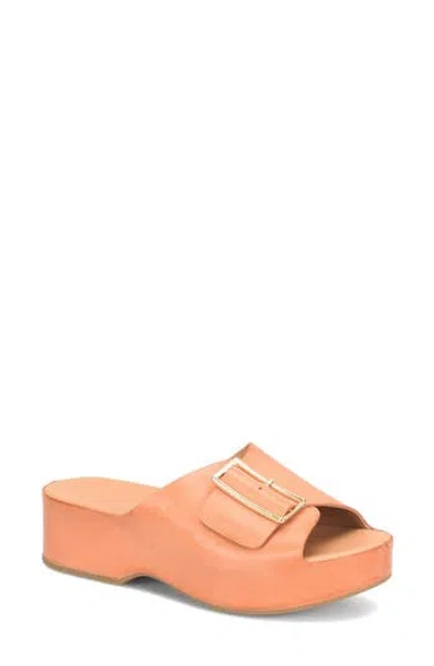 Kork-ease ® York Platform Slide Sandal In Orange