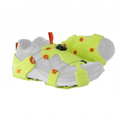Korkers Men's Ice Runner Cleats In Green/orange In Multi