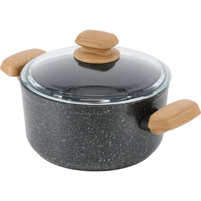 Korkmaz 2 Piece 5 Liter Nonstick Casserole Dish In Black
