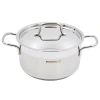 Korkmaz Alfa 2 Piece 3.5 Liter Stainless Steel Casserole Dish With Lid In Silver