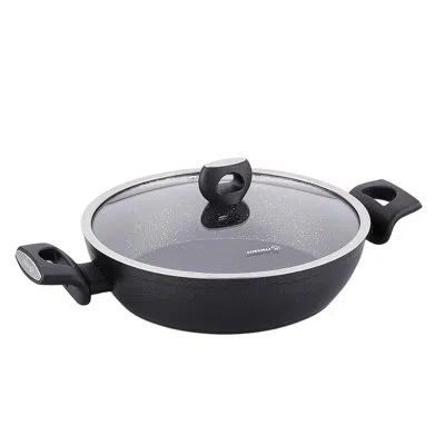 Korkmaz Nora Aluminum Dutch Oven In Black
