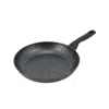 Korkmaz Nora Granit 1 Liter Aluminum Nonstick Frypan In Black In Black