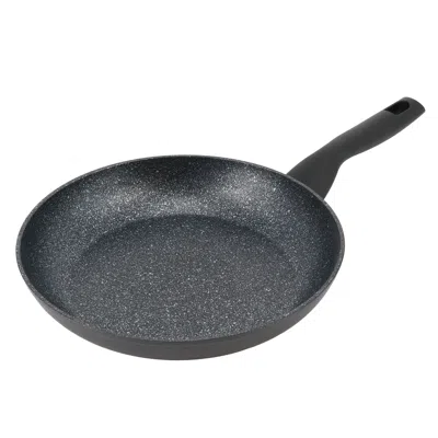 KORKMAZ NORA GRANIT 2.4 LITER ALUMINUM NONSTICK FRYPAN IN BLACK