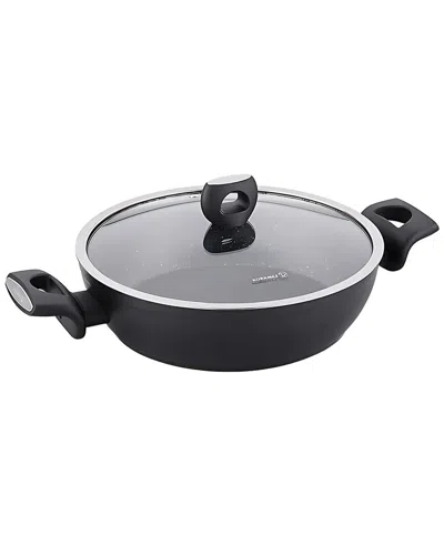 Korkmaz Nora Granita Low Casserole 24x5.8 In Black