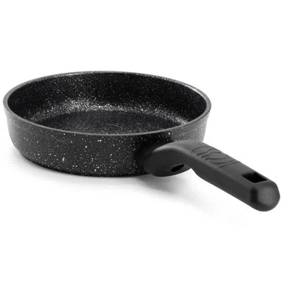 Korkmaz Ornella Nonstick Aluminum Frying Pan In Granite Black