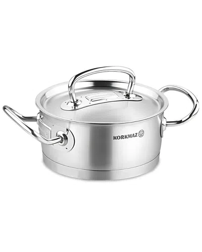 Korkmaz Proline Low Casserole 16x7.5 In Grey