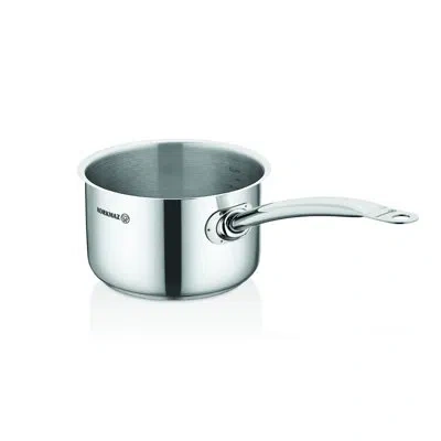 Korkmaz Stainless Steel Saucepan With Lid In Silver