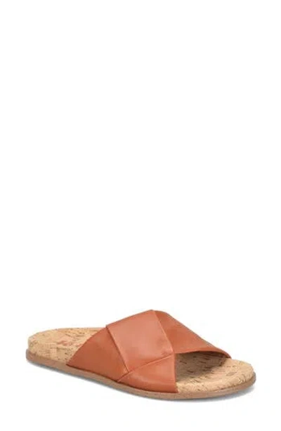Korks Aurora Slide Sandal In Brown