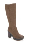 Korks Avalon Knee High Boot In Brown