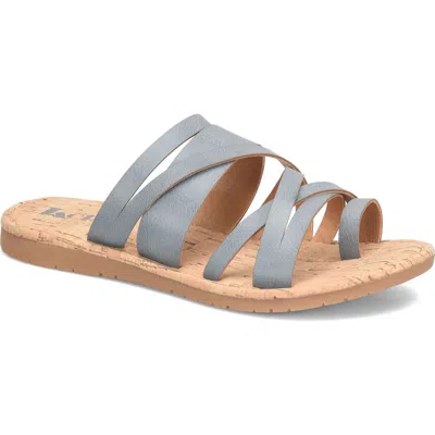 Korks Clemons Slide Sandal In Light Blue