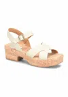 Korks Dasha Sandal In Off White In White