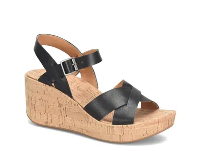 Korks Denica Ii Wedge Sandal In Black