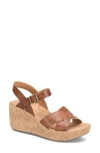 Korks Denica Wedge Sandal In Tan