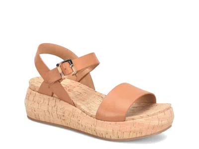 Korks Divinity Wedge Sandal In Brown