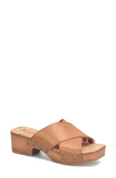 Korks Draya Platform Sandal In Tan