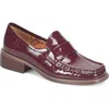 Korks Frey Patent Loafer In Brown