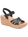 Korks Denica Wedge Sandal In Black