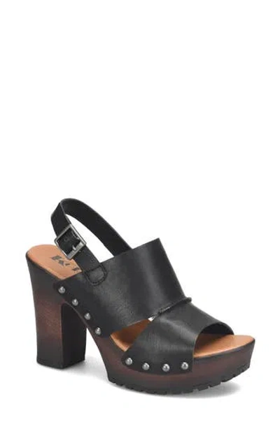 Korks Kristian Slingback Sandal In Black