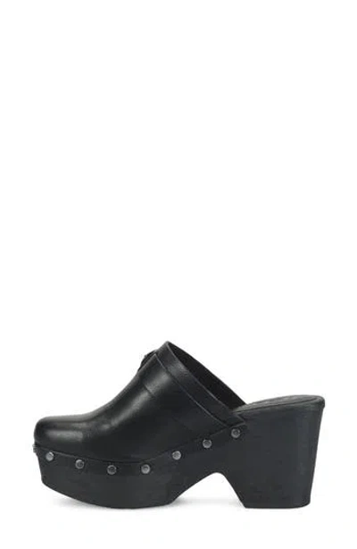 Korks Lacey Clog In Black