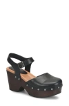 Korks Lapra Platform Clog In Black