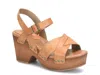 Korks Leda Platform Sandal In Brown
