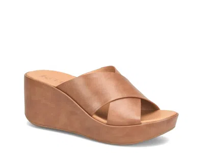 Korks Madera Ii Wedge Sandal In Brown