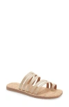 Korks Marisol Flat Sandal In White