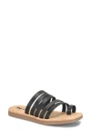 Korks Marisol Toe Loop Slide Sandal In Black