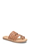 Korks Marisol Toe Loop Slide Sandal In Brown