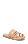 Korks Marisol Toe Loop Slide Sandal In Brown