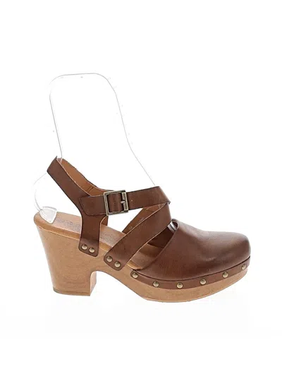 Pre-owned Korks Mule/clog In Brown