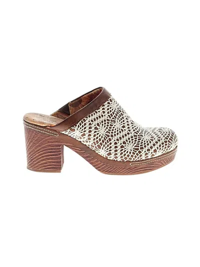 Pre-owned Korks Mule/clog In Ivory