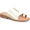 Korks Sareen Toe Loop Sandal In Champagne